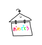 ハンガーちゃん。意外と使えるスタンプ（個別スタンプ：9）