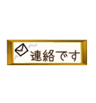 いつもの黒猫、省スペース（個別スタンプ：26）