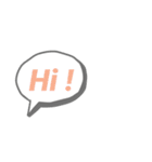 ふきだしでお返事（個別スタンプ：1）