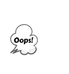 ふきだしでお返事（個別スタンプ：12）