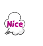 ふきだしでお返事（個別スタンプ：14）