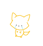 おえかききつね（個別スタンプ：4）