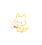 おえかききつね（個別スタンプ：20）