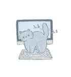 イマドキねこ（個別スタンプ：37）