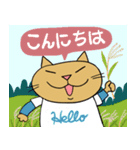 Juns秋の長袖ねこ達（個別スタンプ：2）