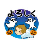 ハロウィンに使える♡天使と悪魔（個別スタンプ：13）