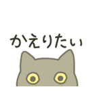 仕事をやる気がないねこさん（個別スタンプ：3）