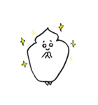 デフォルト風 デジャブ しろいの（個別スタンプ：5）
