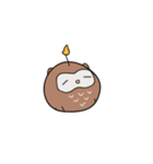 フクロウボム（個別スタンプ：15）