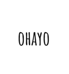 我がよく使う言葉 ローマ字ver.（個別スタンプ：1）