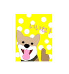 柴犬 むーちゃんスタンプ（個別スタンプ：9）