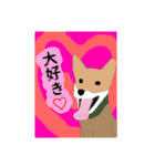 柴犬 むーちゃんスタンプ（個別スタンプ：12）