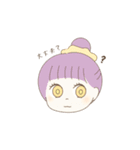 よじゃらんべあー(女の子 と くま)（個別スタンプ：3）