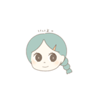 よじゃらんべあー(女の子 と くま)（個別スタンプ：7）