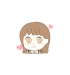 よじゃらんべあー(女の子 と くま)（個別スタンプ：8）
