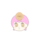 よじゃらんべあー(女の子 と くま)（個別スタンプ：15）