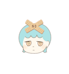 よじゃらんべあー(女の子 と くま)（個別スタンプ：16）