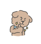 トイプードルのアンディ LINE公認コラボ（個別スタンプ：6）