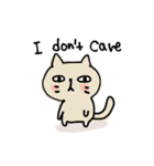 生きた英語日常使いできるスタンプwithねこ（個別スタンプ：4）