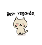 生きた英語日常使いできるスタンプwithねこ（個別スタンプ：12）