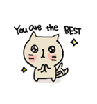 生きた英語日常使いできるスタンプwithねこ（個別スタンプ：13）