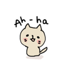生きた英語日常使いできるスタンプwithねこ（個別スタンプ：15）