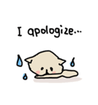 生きた英語日常使いできるスタンプwithねこ（個別スタンプ：16）