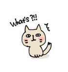 生きた英語日常使いできるスタンプwithねこ（個別スタンプ：17）