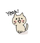 生きた英語日常使いできるスタンプwithねこ（個別スタンプ：21）