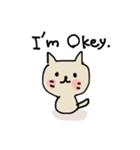 生きた英語日常使いできるスタンプwithねこ（個別スタンプ：30）