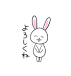 【日常編】うさちゃんスタンプ（個別スタンプ：2）