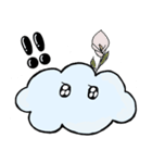 かわいい雲ちゃん（個別スタンプ：3）