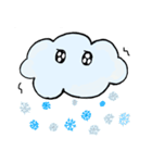 かわいい雲ちゃん（個別スタンプ：4）