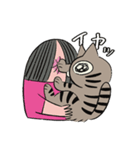 meow meow モナちゃん（個別スタンプ：35）