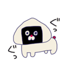 「おぱんちゅん」と「おにぎりぃぬ」（個別スタンプ：2）
