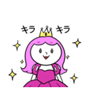 今日も姫はピンクピンク（個別スタンプ：11）