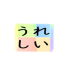 よく使う四文字の日常用語（その1-1）（個別スタンプ：17）