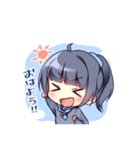 紫藤 雫(しどう・しずく)のLINEスタンプ！（個別スタンプ：1）