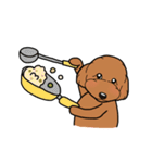 幸と小太郎(トイプードル犬)のスタンプ（個別スタンプ：23）