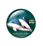 スナメリが好き過ぎて、一緒に泳いじゃった（個別スタンプ：14）