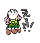 アマビエちゃんのきもち（個別スタンプ：4）