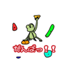 食欲？スポーツ？芸術？秋のワニ吉！！（個別スタンプ：11）