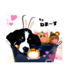 ハロウィン、クリスマス、可愛い超大型犬（個別スタンプ：3）