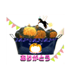 ハロウィン、クリスマス、可愛い超大型犬（個別スタンプ：6）