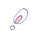 つきから来たらしいおもち（個別スタンプ：11）