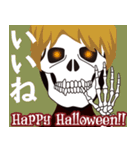 【 動く ハロウィン 挨拶 】（個別スタンプ：7）