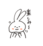 くいしんぼうなうさぎさん（個別スタンプ：8）