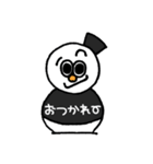 ピチピチTシャツのゆきだるまんず（個別スタンプ：4）