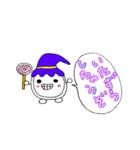 ワラビくんと、ワラビちゃんハロウィン（個別スタンプ：3）