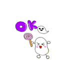 ワラビくんと、ワラビちゃんハロウィン（個別スタンプ：6）